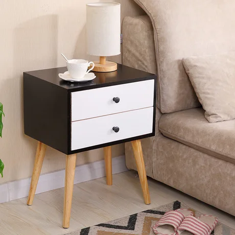 Nightstands Bedroom Furniture Home Furniture Solid Wood Bedside Table Muebles Chambre A Coucher Side Table Nachtkastje Cajonera