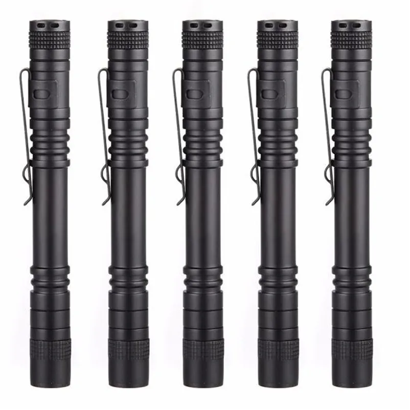  5PCS New mini Flashlight for bicycle Light AAA XPE-R3 1200lm LED Mini Pocket Flashlight outdoor Flashlights #3O16 (8)