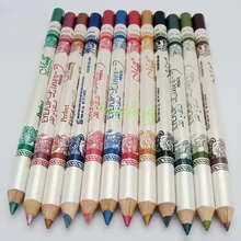 12 шт./компл. 12 цветная Косметика Макияж Ручка Водонепроницаемый бровей глаз Контурный карандаш для губ подводка для глаз карандаш