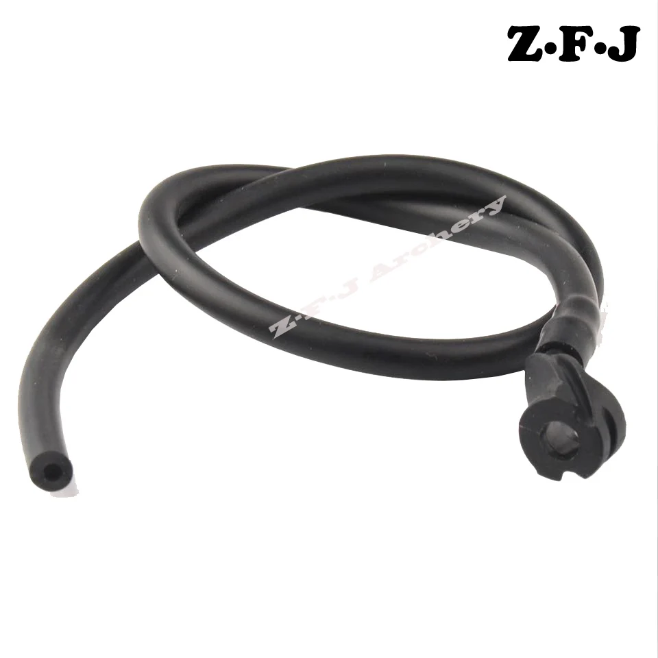 2Pcs Archery Peep Sight With Silicone Rubber Tubing Hole Hunting