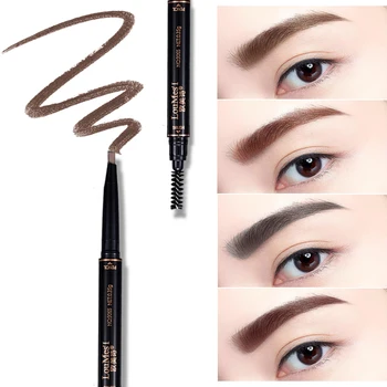 

Loumesi eyebrow Long-lasting Eyebrow Pencil Waterproof Longlasting Make up Black Brown Eyebrow Pencil Eye Brow Liner eyemakeup