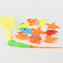 Мини милые интересные Игрушки для маленьких детей Детские плавающей Paddle Рыбалка игры Для ванной Ванна игрушка бассейн Игрушечные лошадки