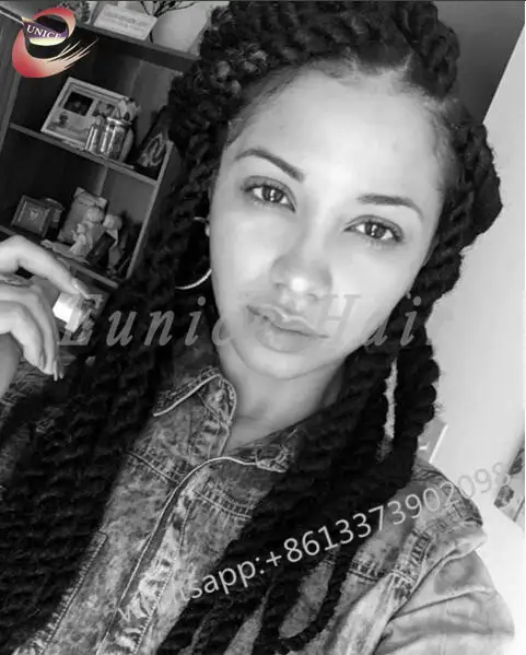 Kinky Curly Crochet Two Strand Twist Braids Styles Hair Extensions