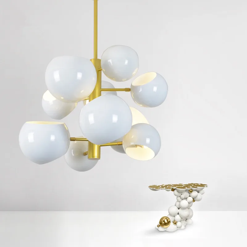 

Modern LED Chandelier Lighting Home Decoration Ball Ceiling Fixtures for Kitchen dining room hotel villa lustres luminaria