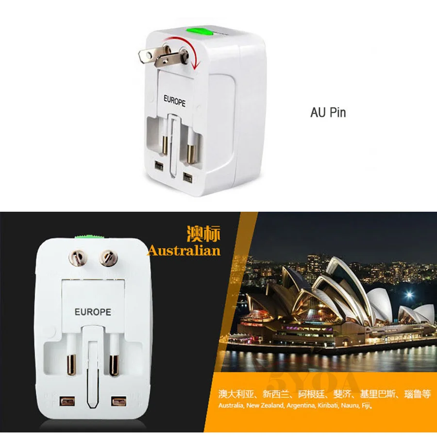 Universal Electric Plug Power Socket-Adapter Travel All In One AC Power Converter Adaptor-017