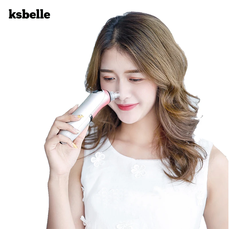 Vacuum Pore Cleaner Face Cleaning Blackhead Acne Removal Suction Black
