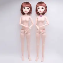 36 см кукла для макияжа BJD 23 шарнирная кукла платье DIY с 4D макияж глаз Обнаженная боди14 дюймов принцесса модные игрушки для девочек