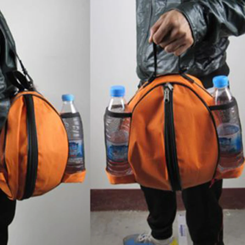 Tftp-круглая Форма Шариковая сумка баскетбольная Сумка Волейбол Футбол рюкзак Регулируемый плечевой ремень рюкзаки сумки для хранения