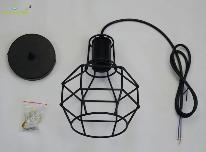Restaurante de Ferro v para Decoração Nordic Retro Industrial Pingente Luminárias Lâmpada E27 110 V-220 Loft Iluminação Luminária Led 8 Luzes de pendentes