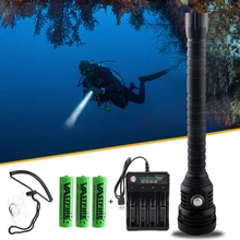 Super Brightness XHP70 LED chip White Diving Light 4000lm Diving Flashlight Tactical 18650 Torch Underwater 100M Waterproof IP88 цена Super Brightness XHP70 LED chip White Diving Light 4000lm Diving Flashlight Tactical 18650 Torch Underwater 100M Waterproof IP88 цены онлайн