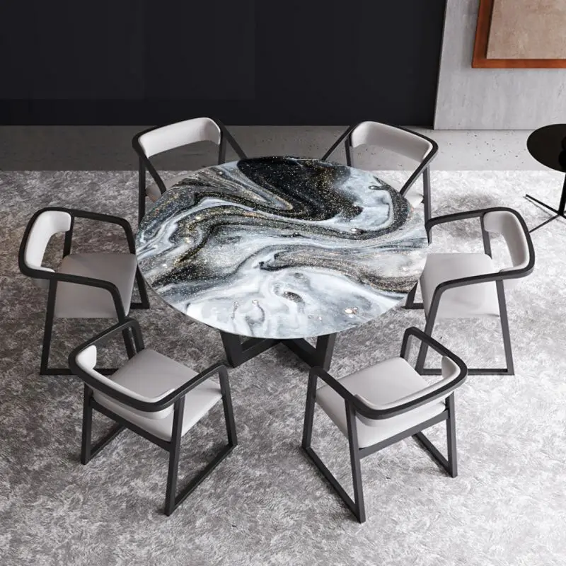Round Printed Carpets For Living Room
