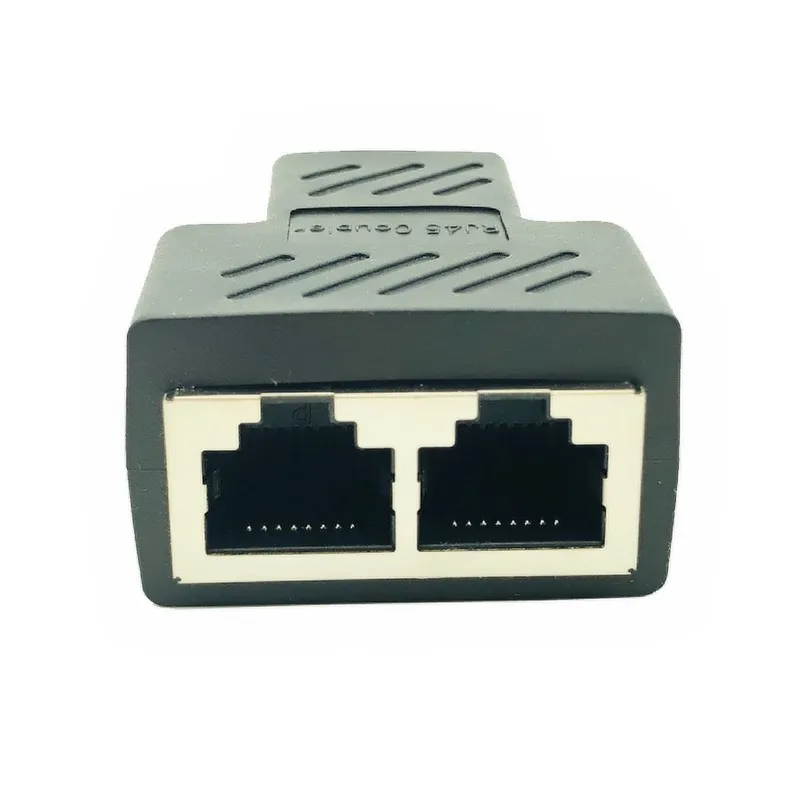 Разветвитель RJ45 с 1 на 2 каналами сетевая Ethernet головка кабель локальной сети