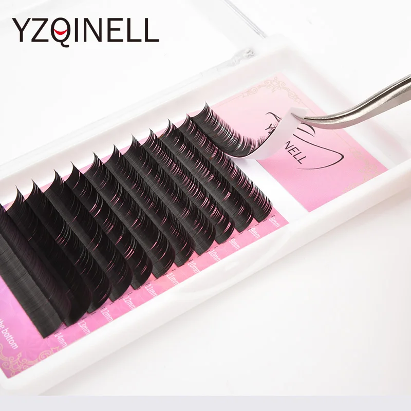 

5Tray/Lot Wholesale High Quality Eyelash Extension Individual False Eyelash Natural Long Faux Mink Fake Eyelashes for Building