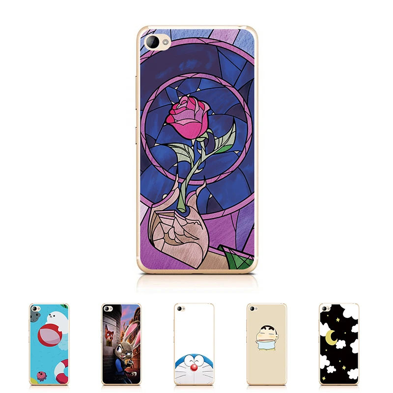 

For Lenovo S90 Sisley S90 5.0 inch Hard Plastic Flower Rose Case Mobile Phone Cover Bag Cellphone Housing Shell Skin