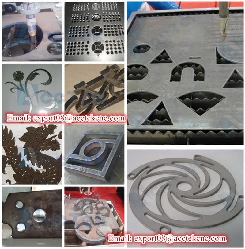 cnc plasma metal sample