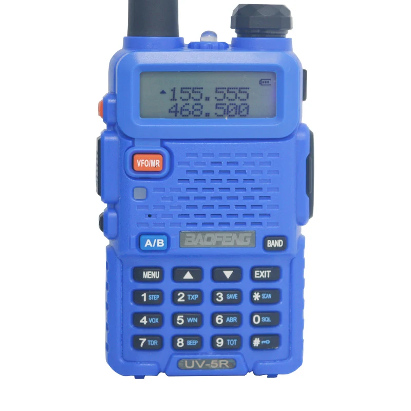 Blue 5R Baofeng UV-5R двухканальные рации двухсторонний коммуникатор трансивер FM UV5r VHF UHF портативный pofung UV 5R Охота CB Ham радиостанции - Цвет: Blue 5R