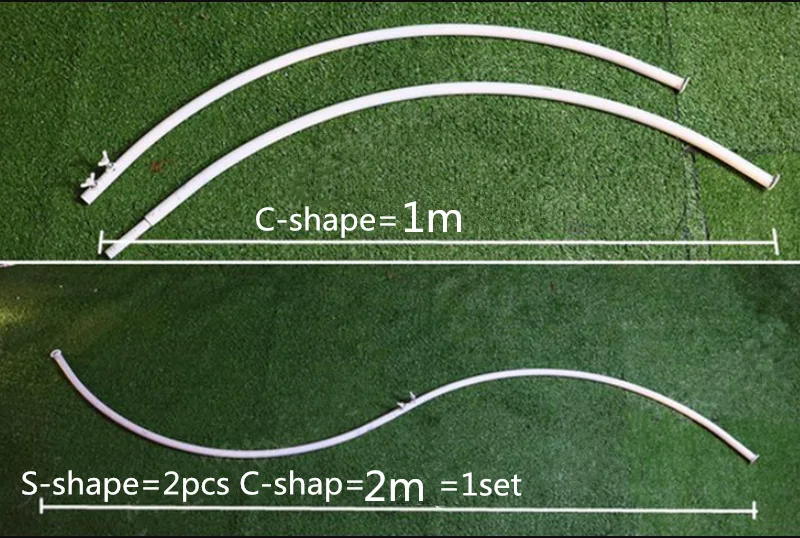Свадебные реквизиты s-образные топовые кольца Арка фон венок полка для вечерние железные кольца - Цвет: S-shape 4set