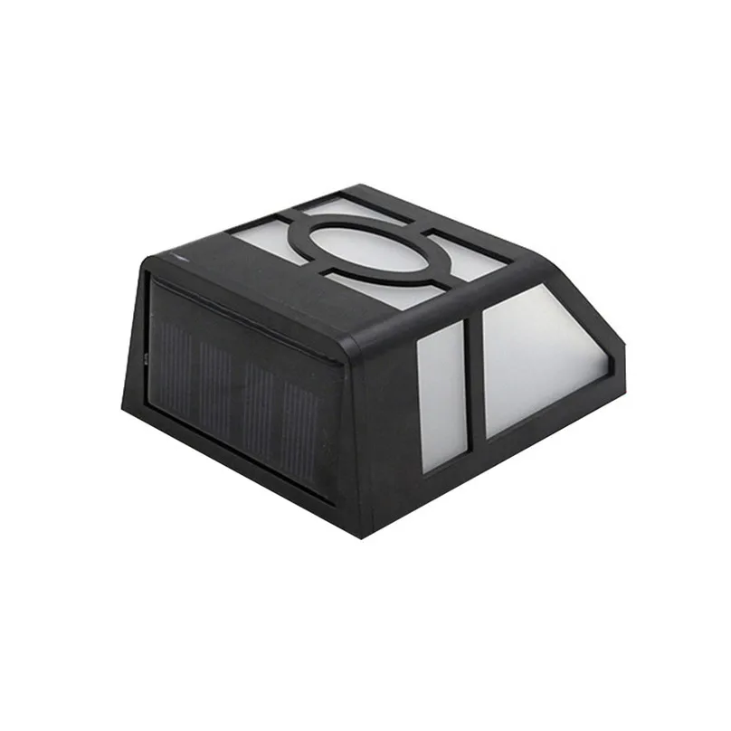  Solar 2 LED Creative Wall Lamps Outdoor Garden Wall Path Yard Landscape Light home decor 2019 NEW Wall Lamps #3f22 (7)