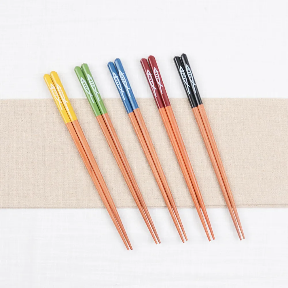 

Japanese-style Handmade Reusable Natural Wooden Chopsticks kitchen Tableware