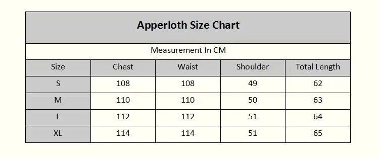 Model A cartoon size chart