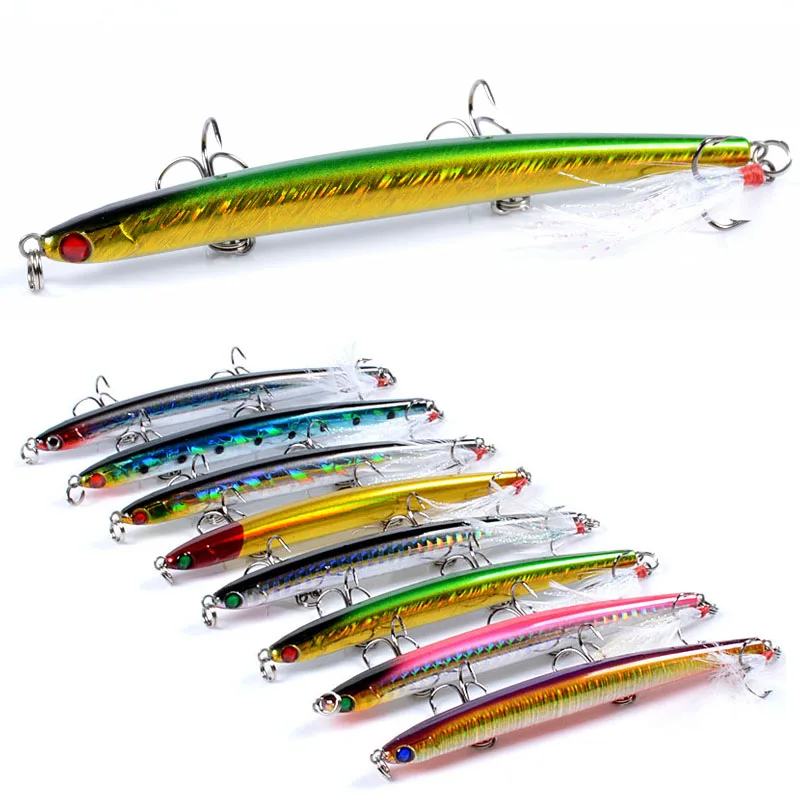 

Free Shipping 11.7cm_11.8g Fishing Lure Artificial Small Pencil Hard Bait Chatterbait Submerged Water Wobblers Fish Lures YU014