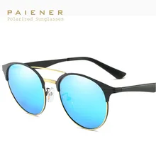 2017 new alloy frame polarized óculos de sol homens mulheres marca designer vintage óculos de sol cat eye óculos oculos de sol feminino