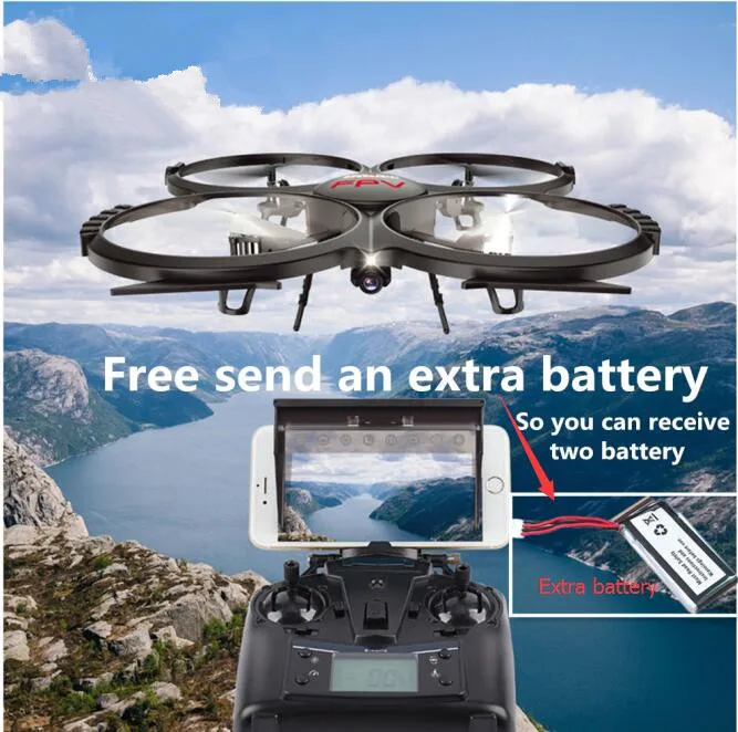 An extra battery Wifi FPV rc drone U818a U919A upgrade version Remote Control Helicopter Quadcopter 6Axis
