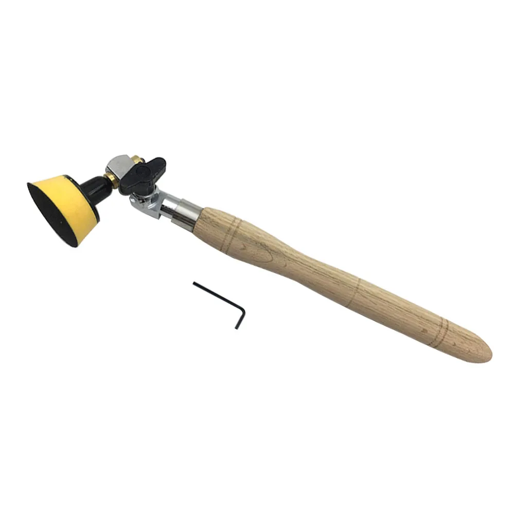 

Wooden Handle Turning Multifunction Woodworking Carpentry Safe Furniture Portable Polisher Sanding Tool Bowl Sander Accessories