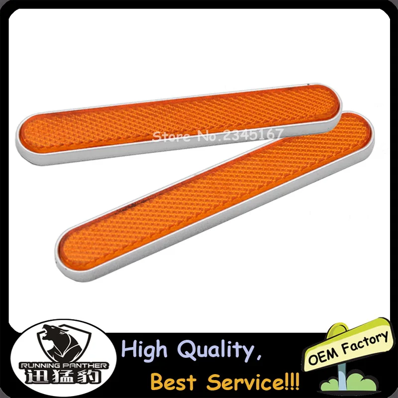 1 Pair Motorcycle Front Fork Leg Reflectors Shock Reflective Cover for