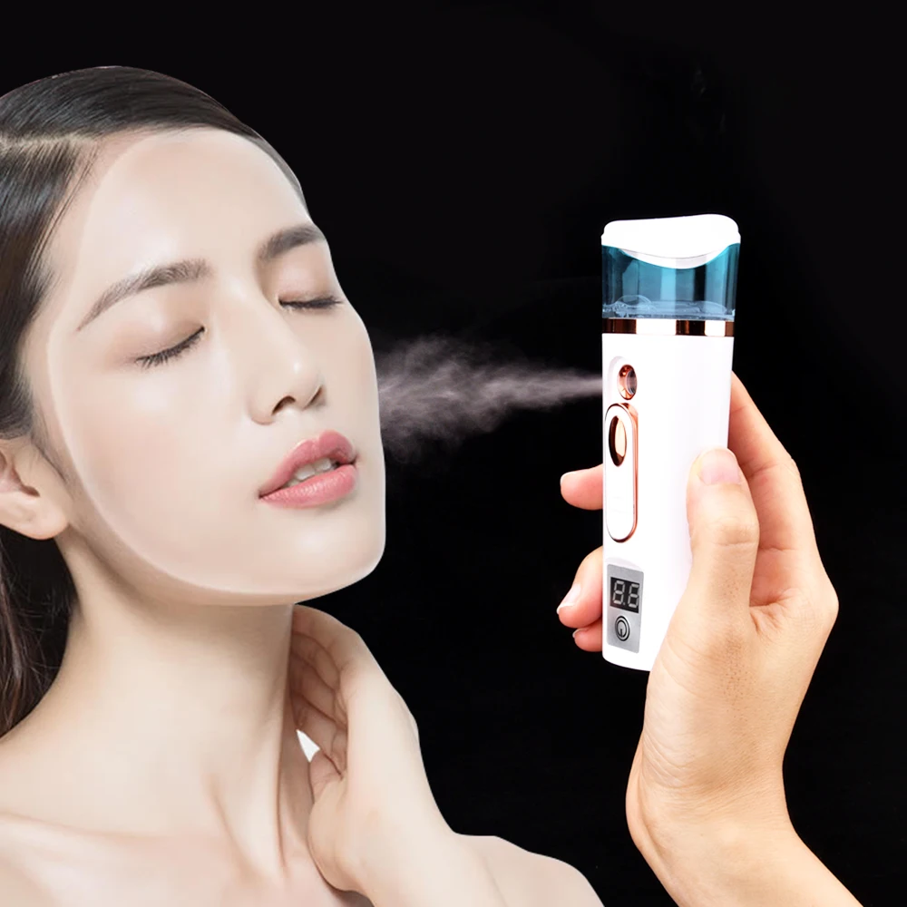 Face Sprayer Nano Mist Facial Body Nebulizer Steamer Moisturizing Skin