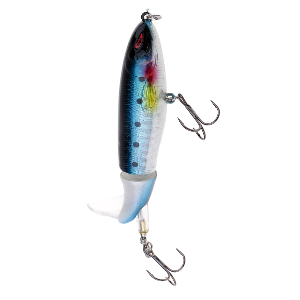 1Pcs 13g 100mm Topwater Fishing Lure Floating Lure Big Hard Bait Hooks Carp Bass Fake Fishing Lure 