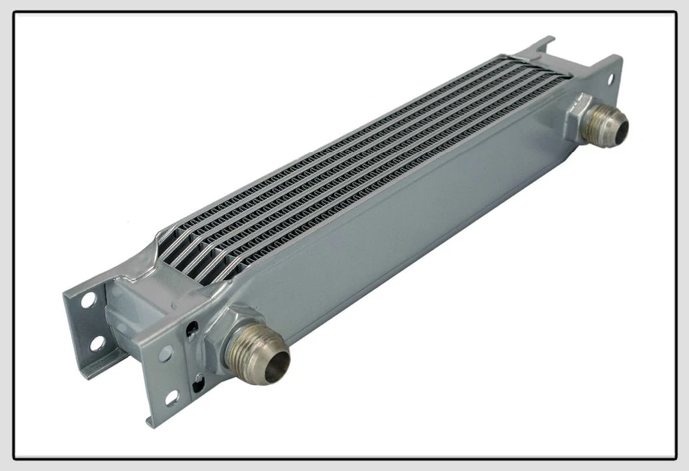 tipo alumínio linhas universal motor transmissão de óleo refrigerador fileiras prata ou preto