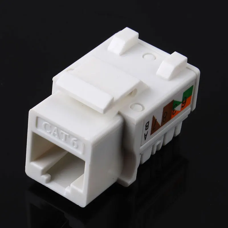 1 шт. cat6 rj45 110 удар Подпушка keystone сети Ethernet Jack #53089