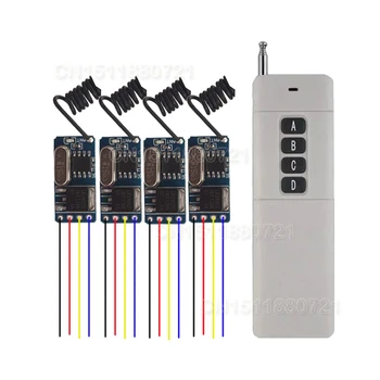 

Wireless Remote Control Switch 433mhz 3.7v 5v 6v 9v 12v Micro Receiver Switch+ Long Transmitter DC3.5V-12V Wide Voltage 1A Mos