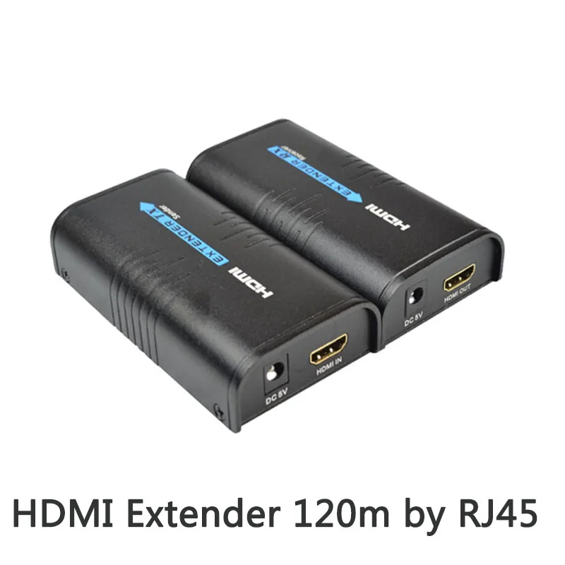 

HDMI extender send by cat6 Transmission distance of 120 meters Support connection switch 1 transmission can receive 253 receiver