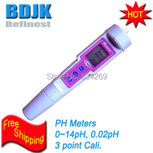 

0~14PH Hand Held Digital PH Meters with Temperature Dual Display PH Tester Measuring Instrument Free Shipping
