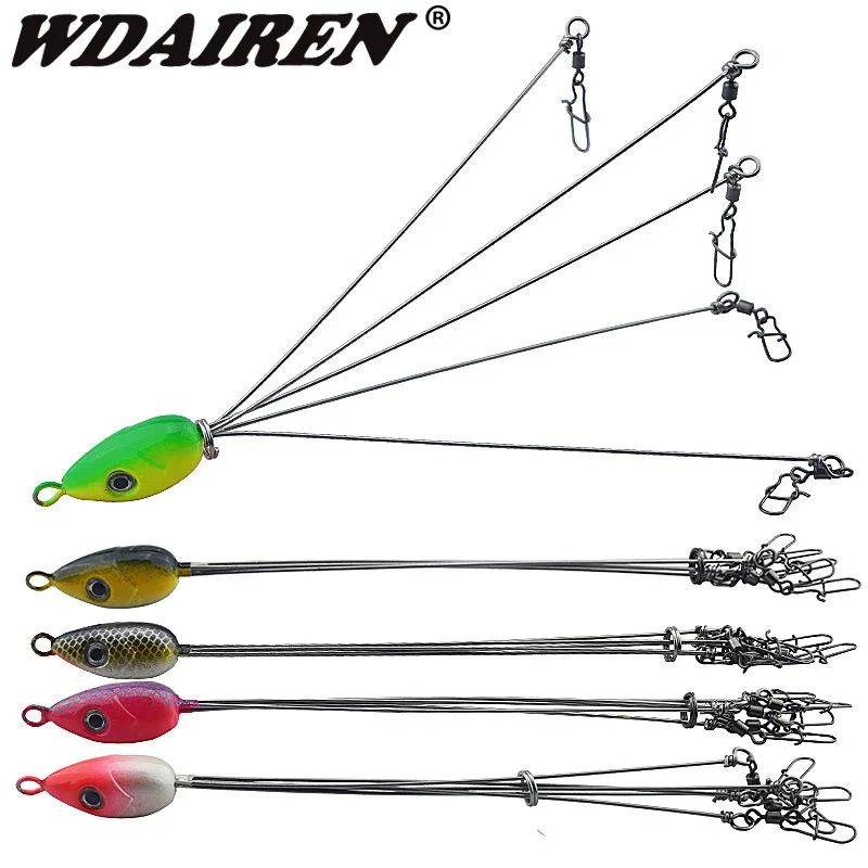 Umbrella Fishing lure Rig 5 Arms Alabama Rig Head Swimming Bait Bass with Swivel Snap Connector Minnow Fishing Group Lure Extend|fishing lure|fishing tacklelure fishing - AliExpress