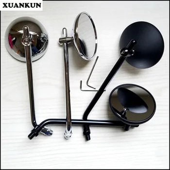 

XUANKUN Cafe Racer Retro Motorcycle Modified Coffee Climb High Quality Rearview Mirror Small Round Mirror