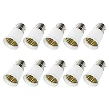 10 шт B22-E27 розетка конвертер светодиодный светильник