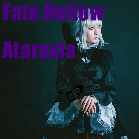 [На заказ] аниме Fate Hollow Ataraxia Dark Saber Викторианский готический костюм для косплея на