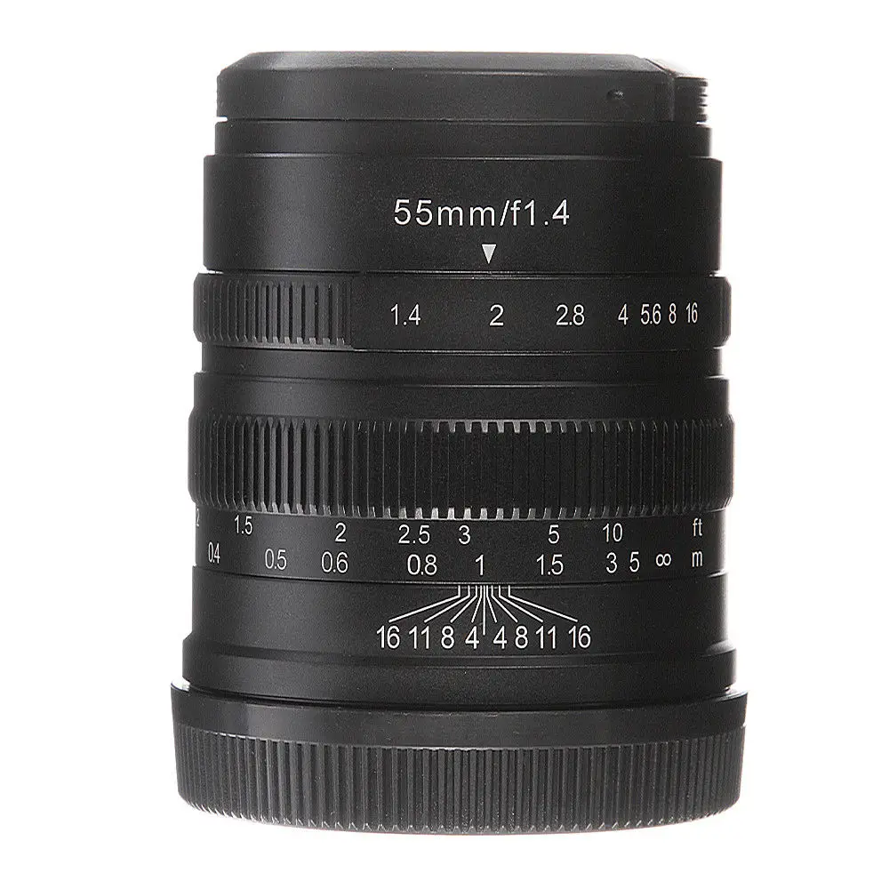 Объектив с ручной фокусировкой 55 мм F/1 4 фиксированный объектив для Canon крепление