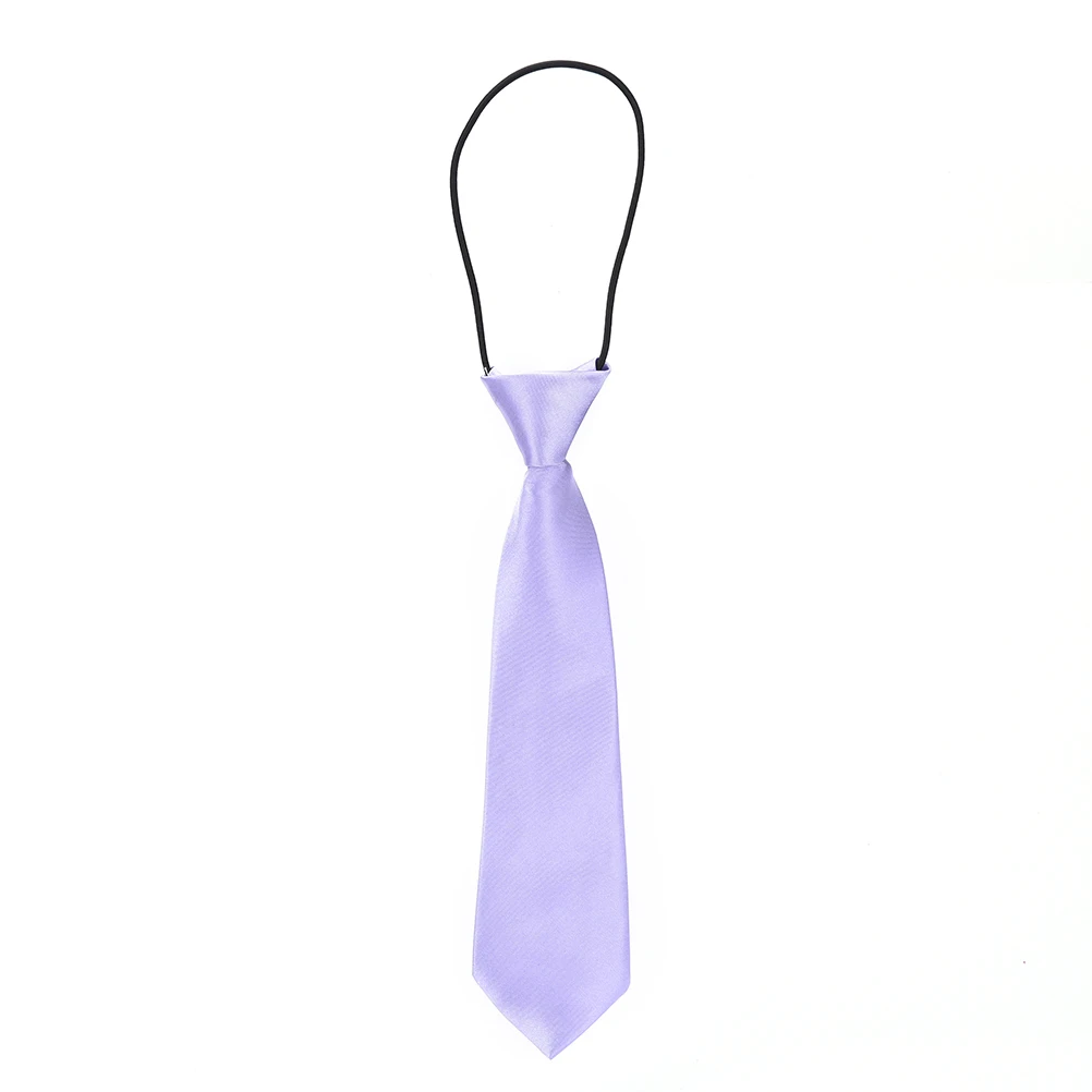 Галстук для мальчика дети для маленьких мальчиков школы Свадебные галстук-бабочка эластичные однотонные цвет пятно - Цвет: 7