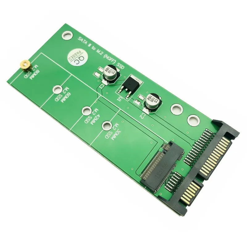 

BTBcoin NGFF ( M2 ) SSD to 2.5" SATA Adapter M.2 2.5 inch NGFF SSD to SATA3 Convert Card Expansion Card Add On Card for Computer