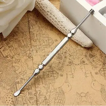 

New arrival 2 in 1 Stainless Steel Ear Pick Wax Curette Remover Cleaner Health Care Tool Ear Pick