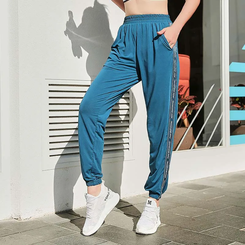 Sport Pants Women Loose Long Gym 