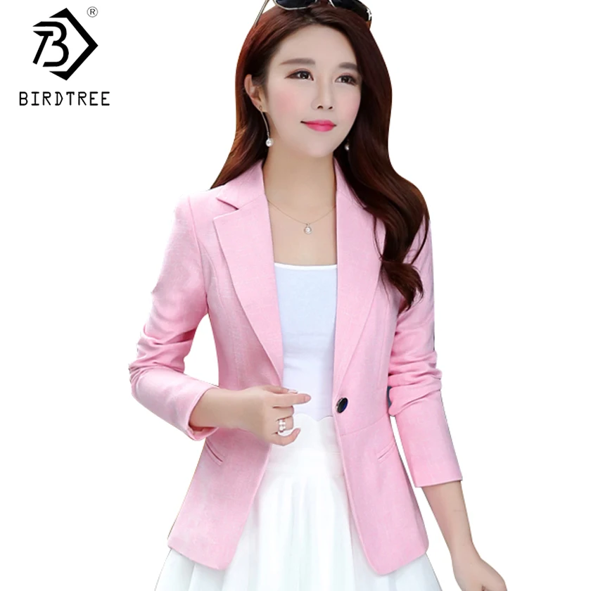 Ladies Short Suit Jackets Women Jacket Elegant One Button Coat Women Business Suit Blouson Femme Casual Slim Tops C81102Z