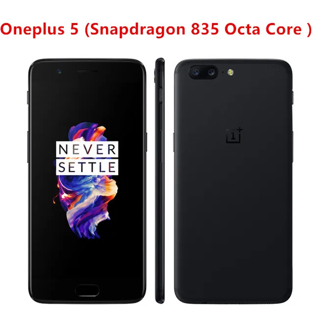 Мобильный телефон Oneplus 5 4G LTE, 5,5 дюймов, Восьмиядерный процессор Snapdragon 835, 6 ГБ ОЗУ, 64 Гб ПЗУ, Android 7,0, NFC, отпечаток пальца