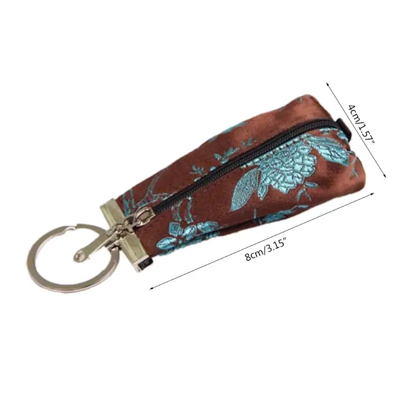 

Fashion Women Girls Wallet Zip Coin Purse Card Key Ring Holder Small Change Bag