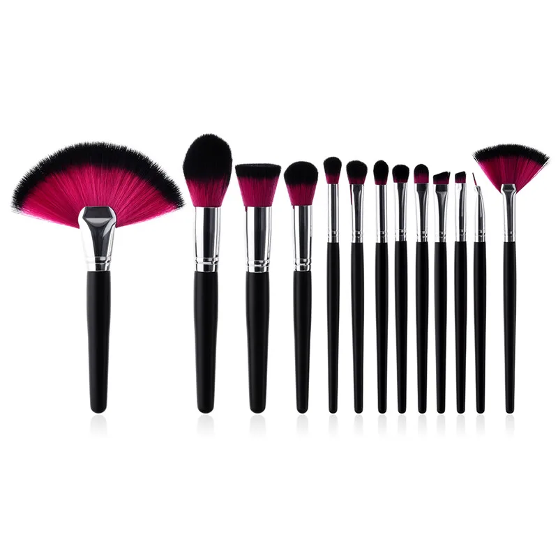 

Hot Sale 8-15pcs set Blue Mix Black Makeup Brushes Set Powder Foundation Eyebrow Make up Brush Beauty Cosmetics Tools