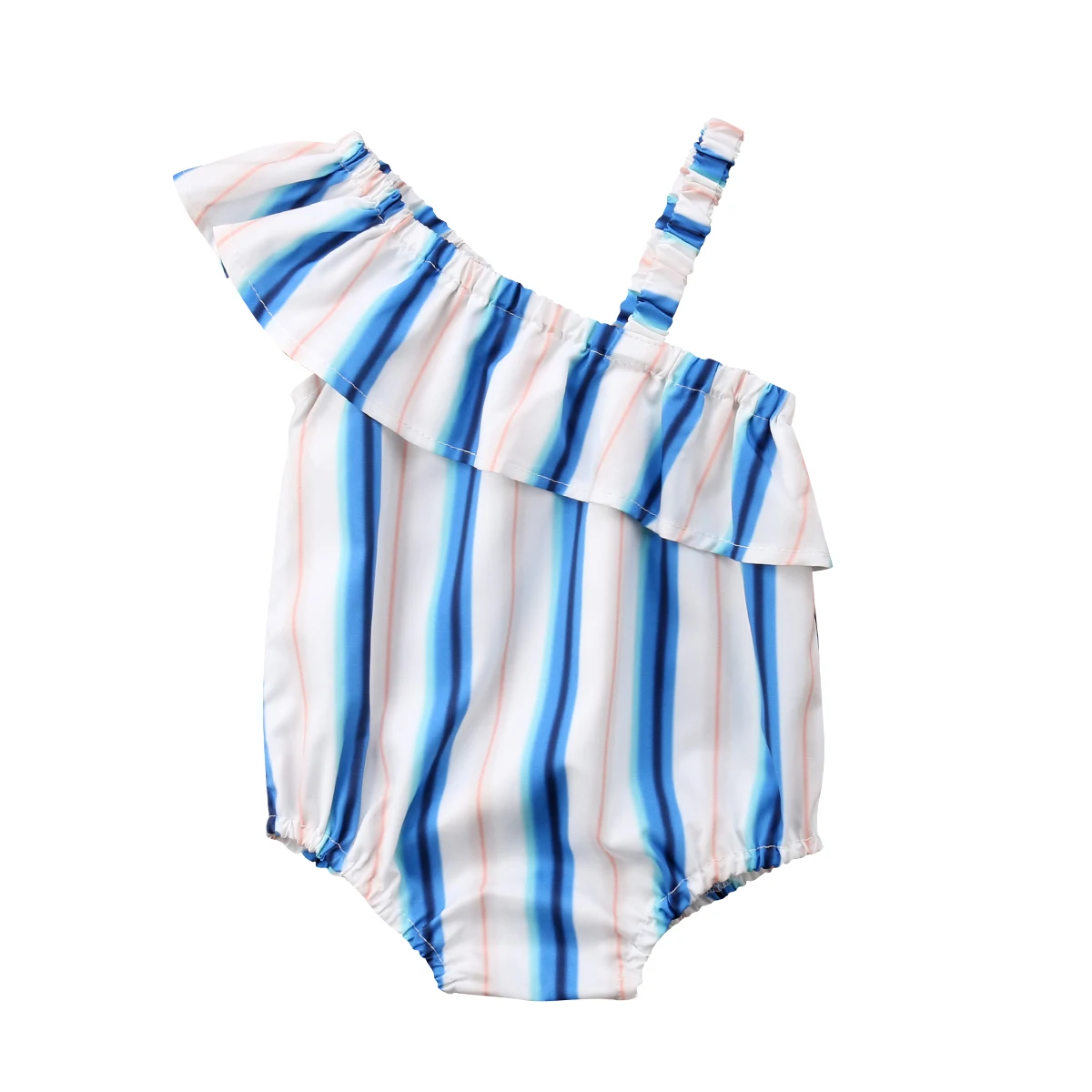 Toddler Girl Kid Summer Stripe Sleeveless Bodysuit Summer Infant